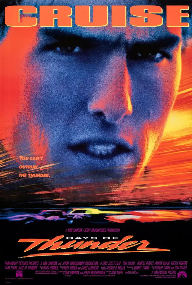 فیلم روزهای تندر (Days of Thunder) پوستر