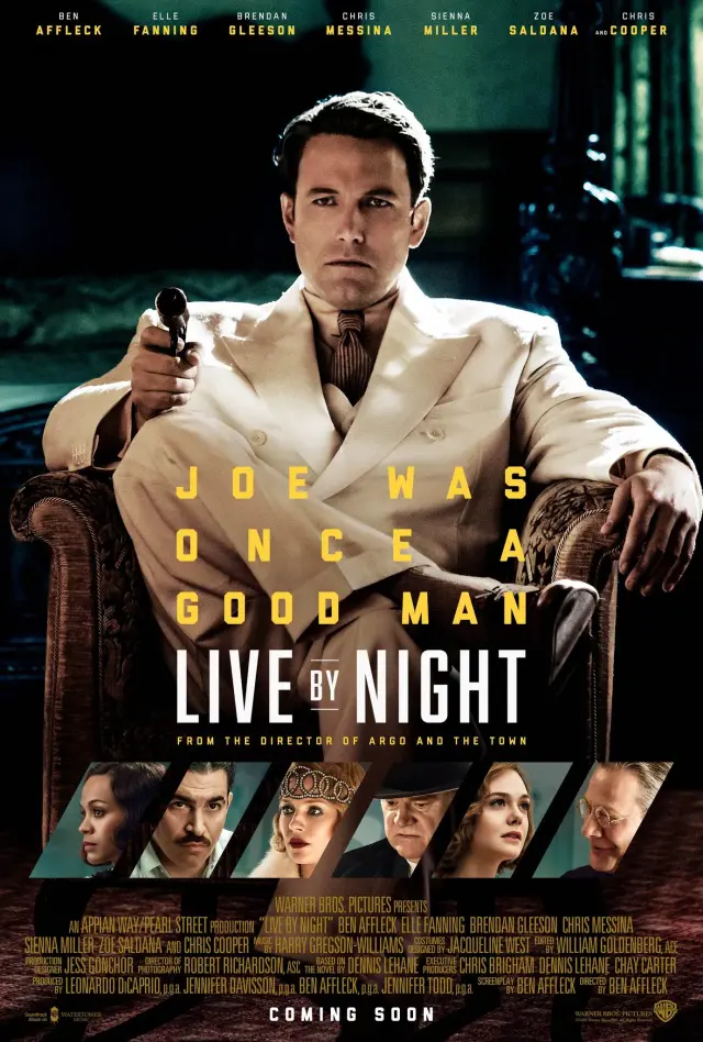 فیلم در شب زندگی کن (Live by Night) پوستر