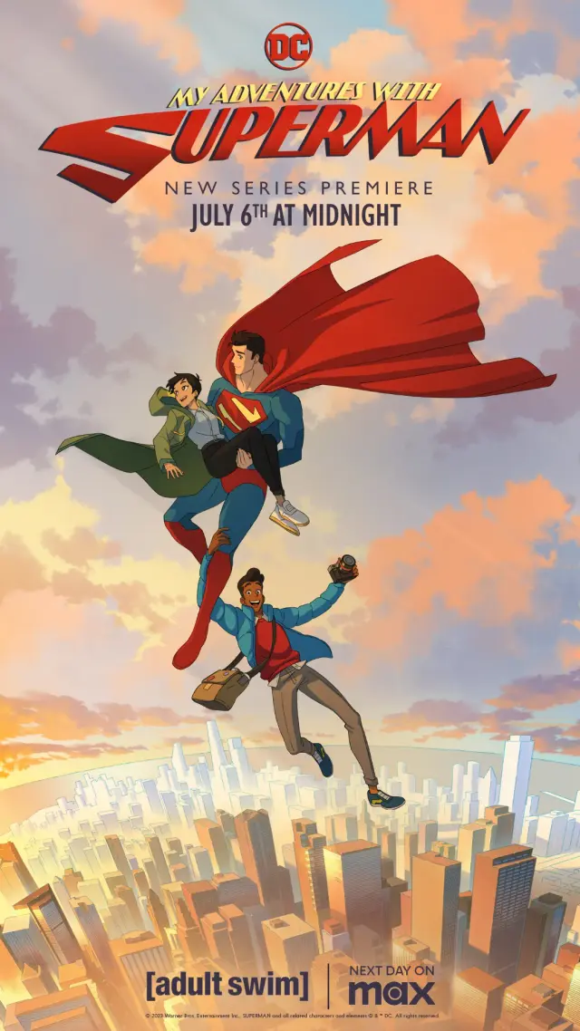 انیمیشن ماجراهای من و سوپرمن (My Adventures with Superman) پوستر