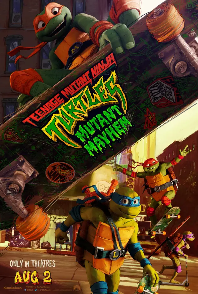انیمیشن لاک‌پشت‌های نینجای نوجوان: آشوب جهش یافته (Teenage Mutant Ninja Turtles: Mutant Mayhem) پوستر