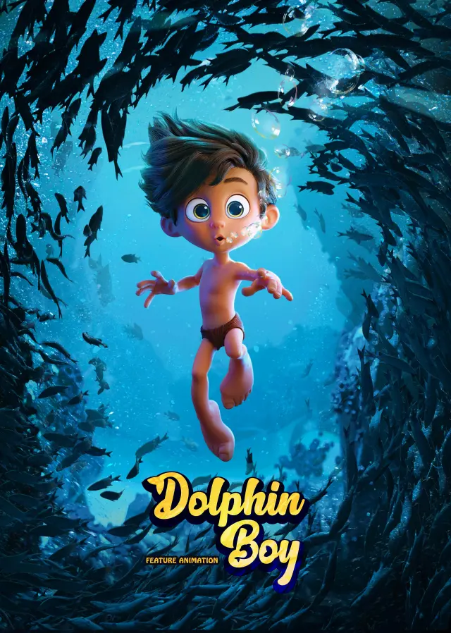 انیمیشن پسر دلفینی (Dolphin Boy) پوستر