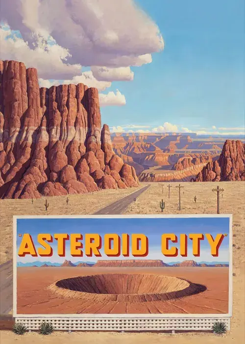 فیلم شهر سیارکی (Asteroid City) پوستر