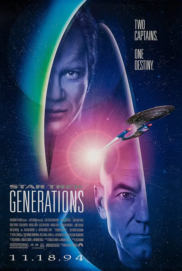 فیلم پیشتازان فضا: نسل ها (Star Trek: Generations) پوستر