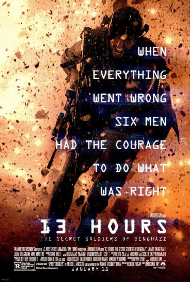 فیلم 13 ساعت: سربازان مخفی بنغازی  (13 Hours: The Secret Soldiers of Benghazi) پوستر
