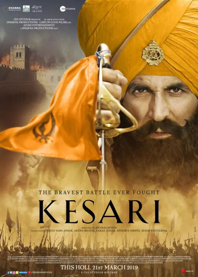 فیلم زعفرانی (Kesari) پوستر