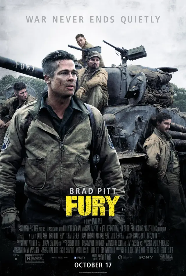 فیلم خشم  (Fury) پوستر