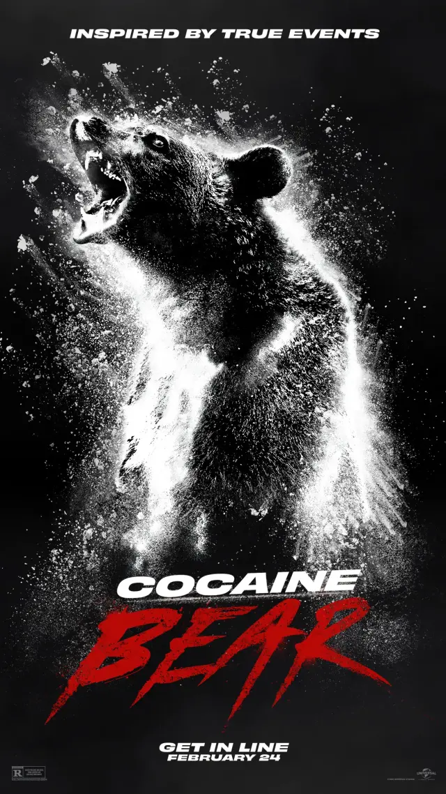 فیلم خرس کوکائینی  (Cocaine Bear) پوستر