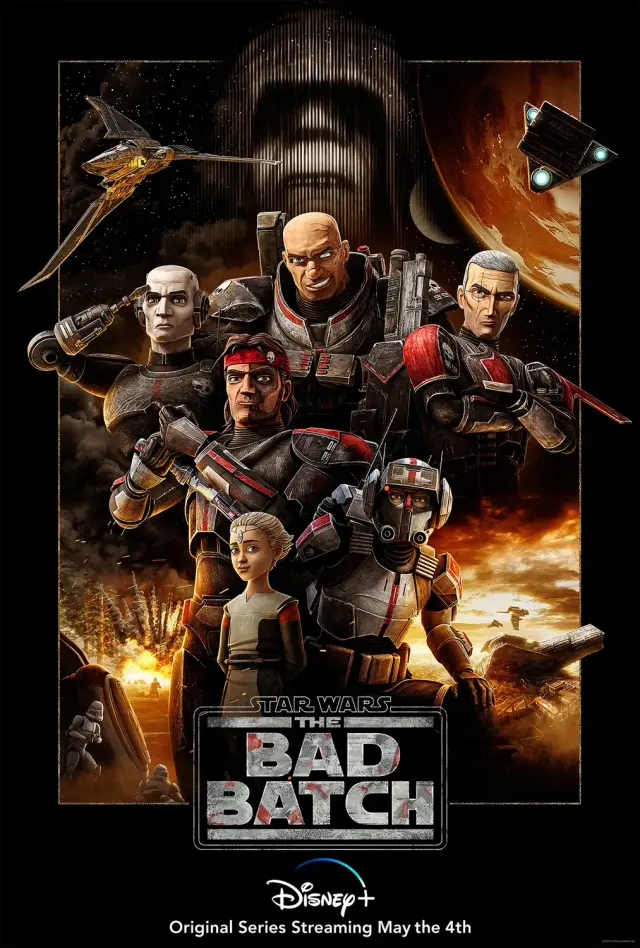 انیمیشن جنگ ستارگان: بد بچ (Star Wars: The Bad Batch) پوستر