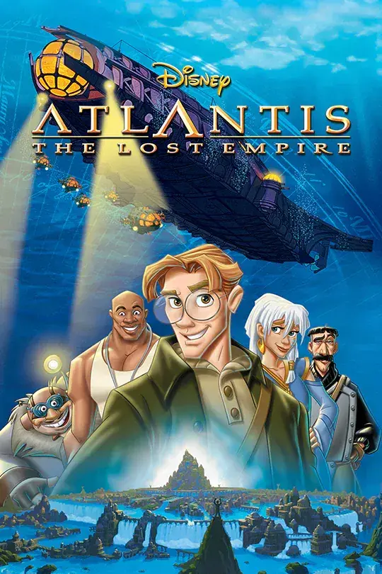 انیمیشن آتلانتیس: امپراطوری گمشده (Atlantis: The Lost Empire) پوستر