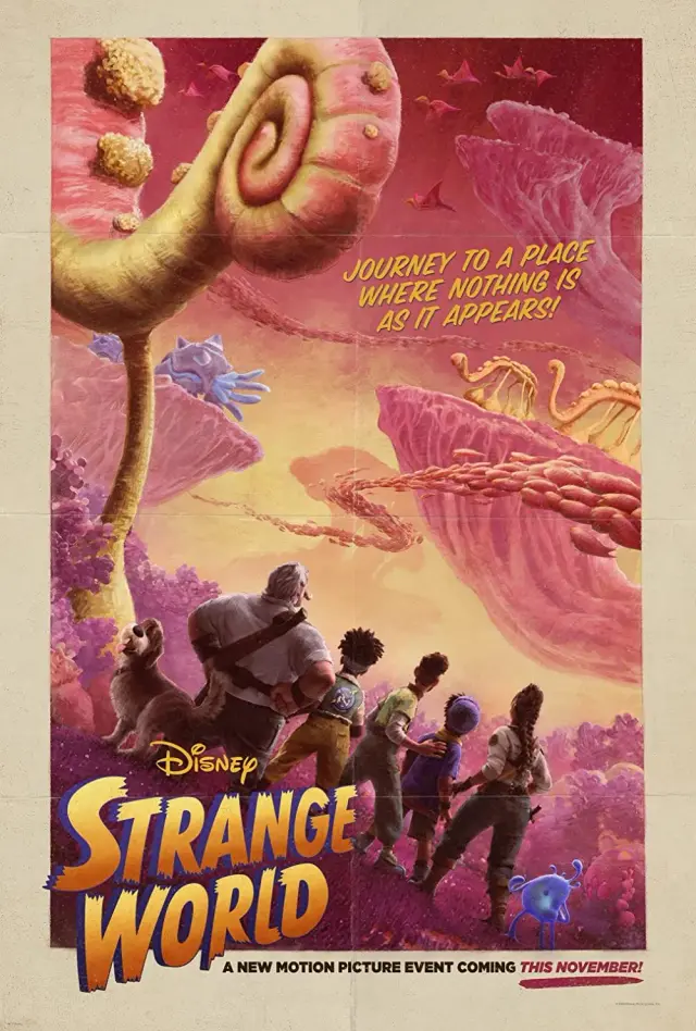 انیمیشن دنیای عجیب (Strange World) پوستر