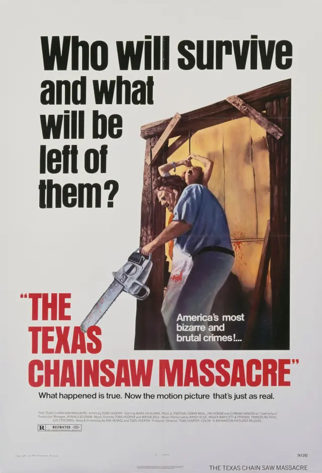 فیلم کشتار با اره برقی در تگزاس 1974 (The Texas Chain Saw Massacre) پوستر