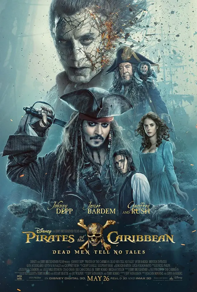 فیلم دزدان دریایی کارائیب: مردگان حکایت نمی کنند (Pirates of the Caribbean: Dead Men Tell No Tales) پوستر
