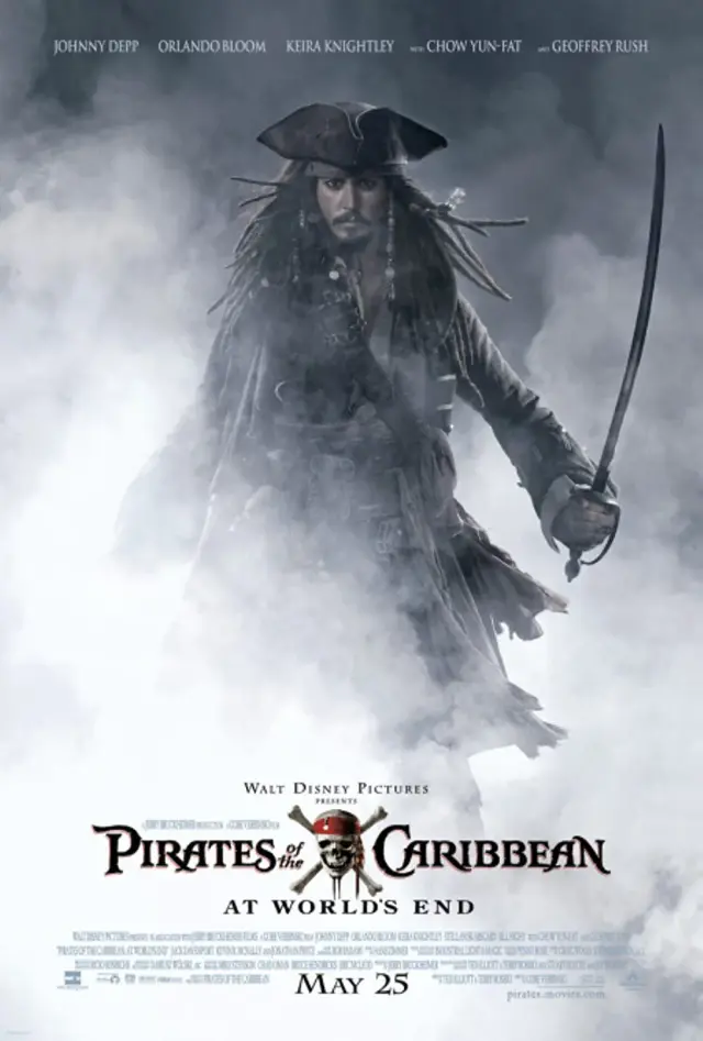 فیلم دزدان دریایی کارائیب: پایان جهان (Pirates of the Caribbean: At World's End) پوستر