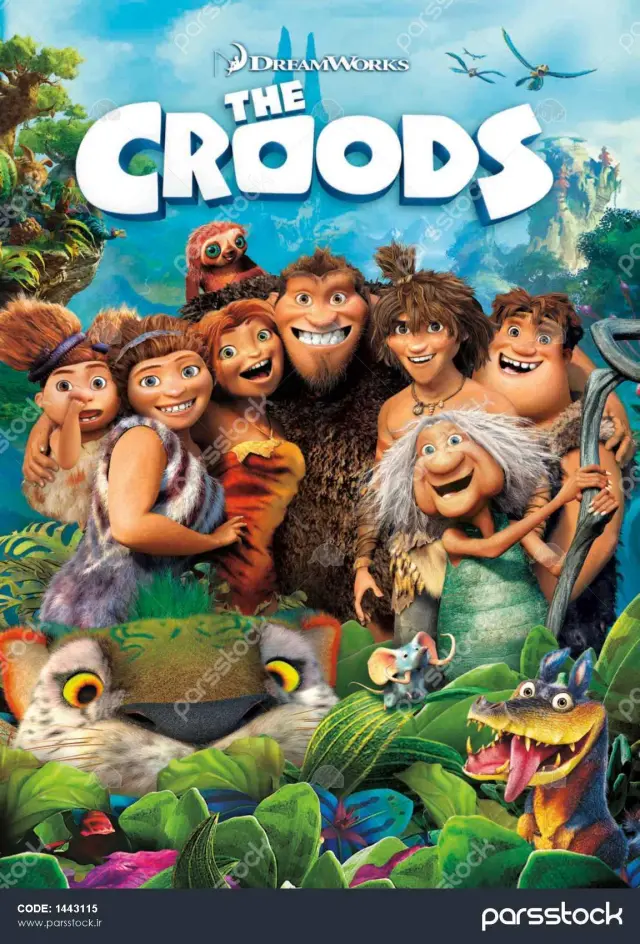 انیمیشن غارنشینان (The Croods) پوستر