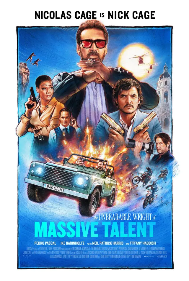 فیلم سنگینی تحمل‌ ناپذیر یک استعداد عظیم (The Unbearable Weight of Massive Talent) پوستر