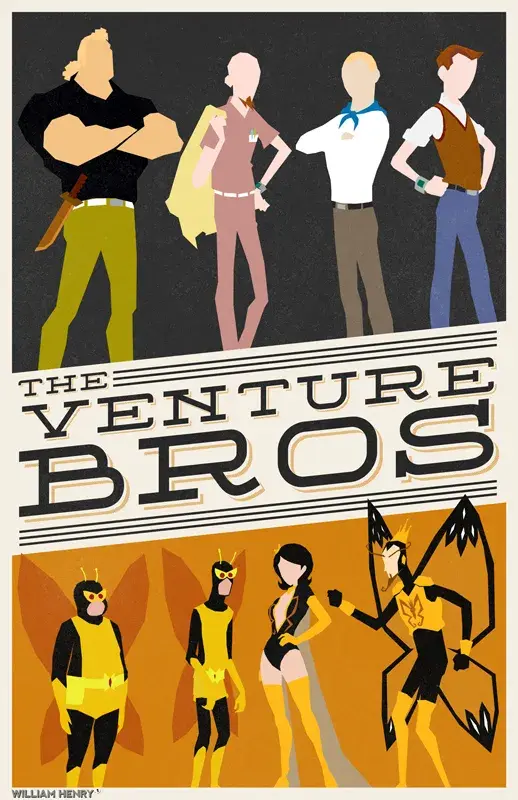 انیمیشن برادران ونچر (The Venture Bros.) پوستر