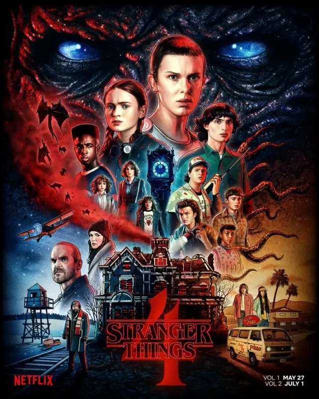 سریال اتفاقات عجیب (Stranger Things) پوستر
