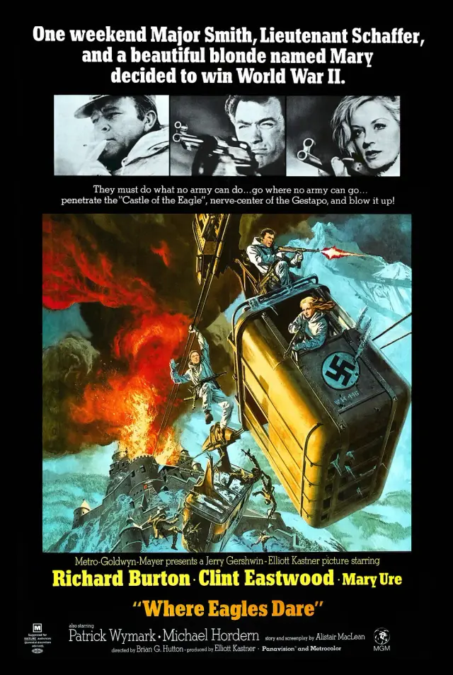 فیلم قلعه عقاب ها (Where Eagles Dare) پوستر