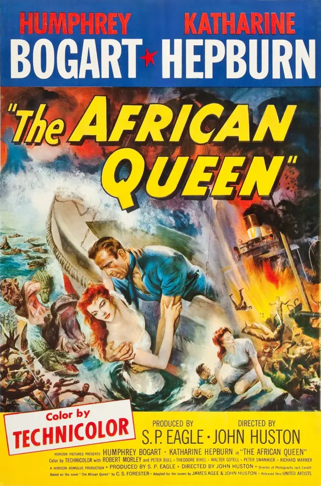 فیلم ملکه آفریقایی (The African Queen) پوستر