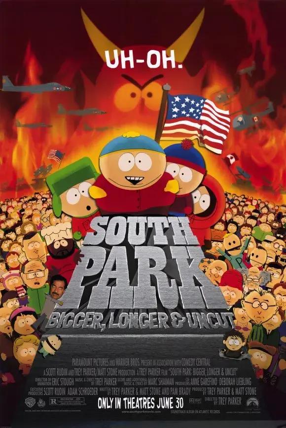 انیمیشن پارک جنوبی: بزرگ تر، طولانی تر و کامل (South Park: Bigger, Longer & Uncut) پوستر