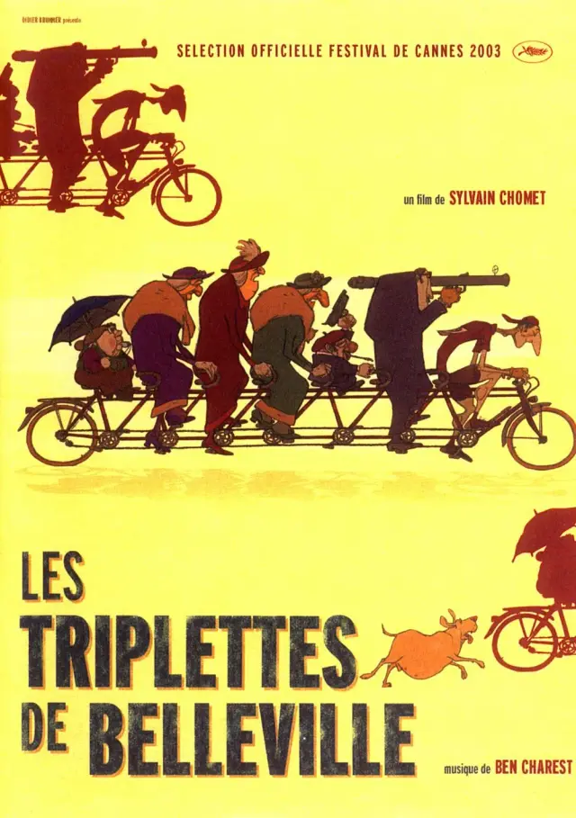 انیمیشن سه‌قلوهای بلویل (The Triplets of Belleville) پوستر