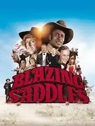 فیلم زین های شعله ور (Blazing Saddles) پوستر