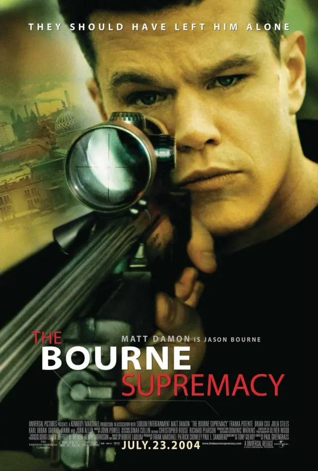 فیلم برتری بورن (The Bourne Supremacy) پوستر