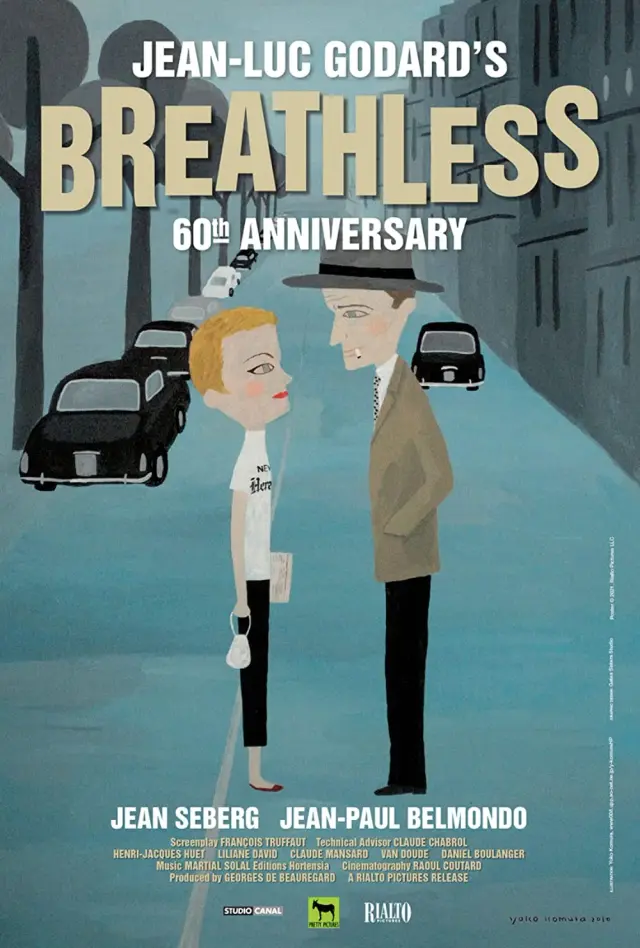 فیلم از نفس افتاده (Breathless) پوستر