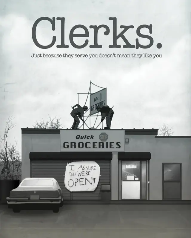 فیلم فروشنده ها (Clerks) پوستر