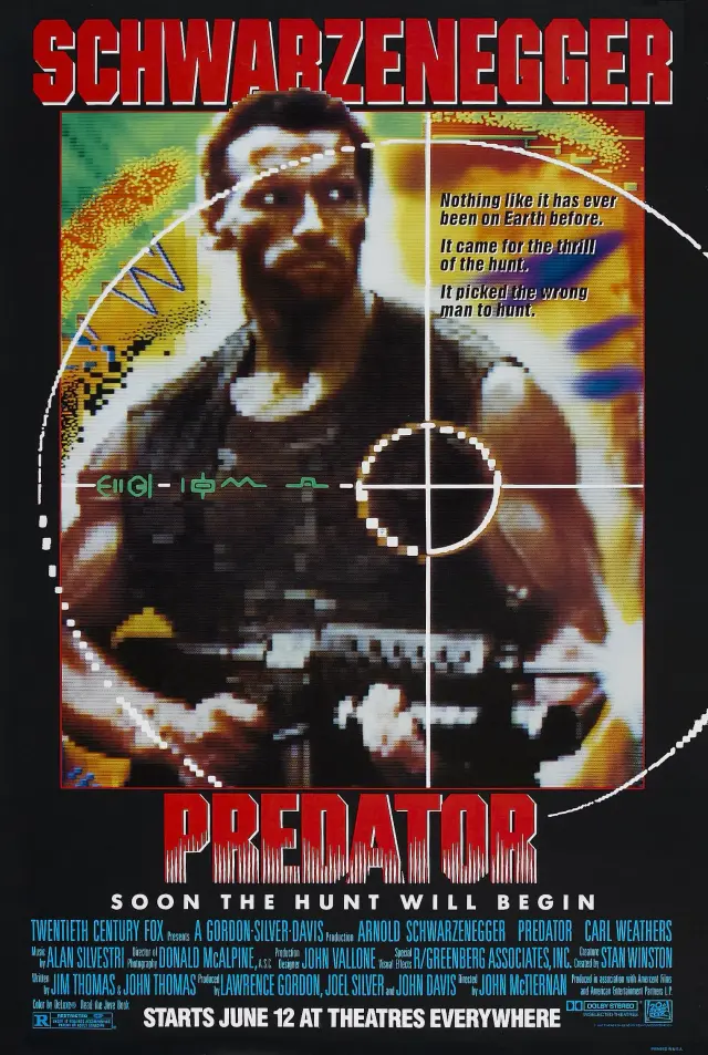 فیلم غارتگر (Predator) پوستر