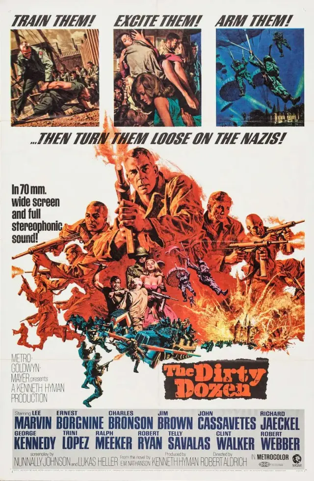 فیلم دوازده مرد خبیث  (The Dirty Dozen) پوستر