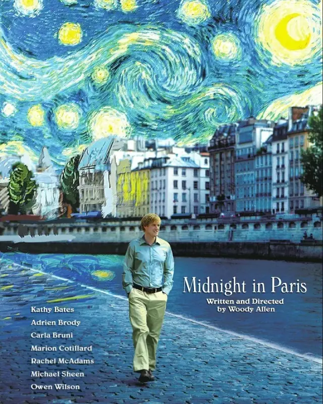 فیلم نیمه شب در پاریس (Midnight in Paris) پوستر