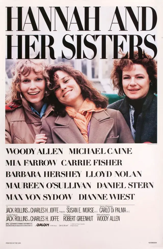 فیلم هانا و خواهرانش  (Hannah and Her Sisters) پوستر