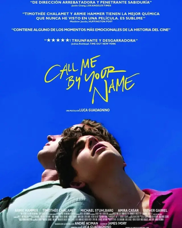 فیلم مرا با نامت صدا کن (Call Me by Your Name) پوستر