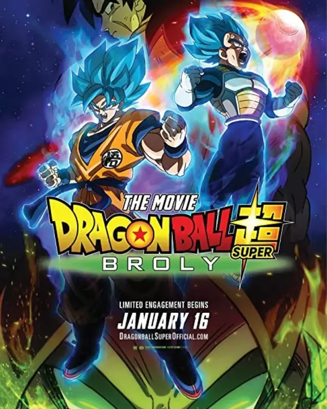 انیمه دراگون بال سوپر برولی (Dragon Ball Super: Broly) پوستر