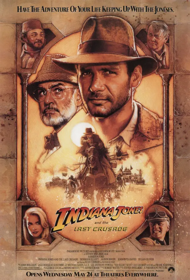 فیلم ایندیانا جونز و آخرین جنگ صلیبی (Indiana Jones and the Last Crusade) پوستر