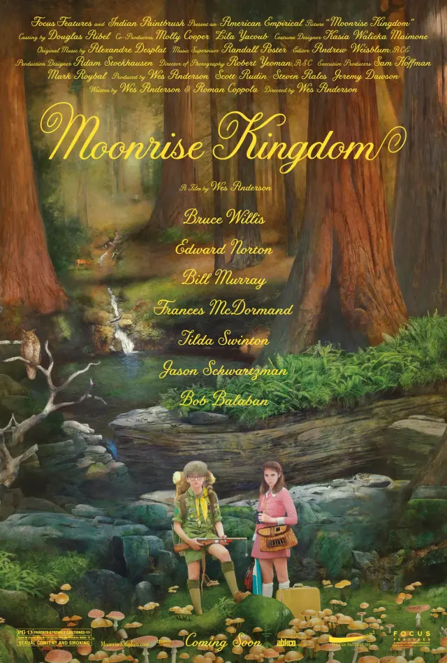 فیلم قلمرو طلوع ماه (Moonrise Kingdom) پوستر