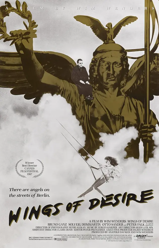 فیلم زیر آسمان برلین (Wings of Desire) پوستر