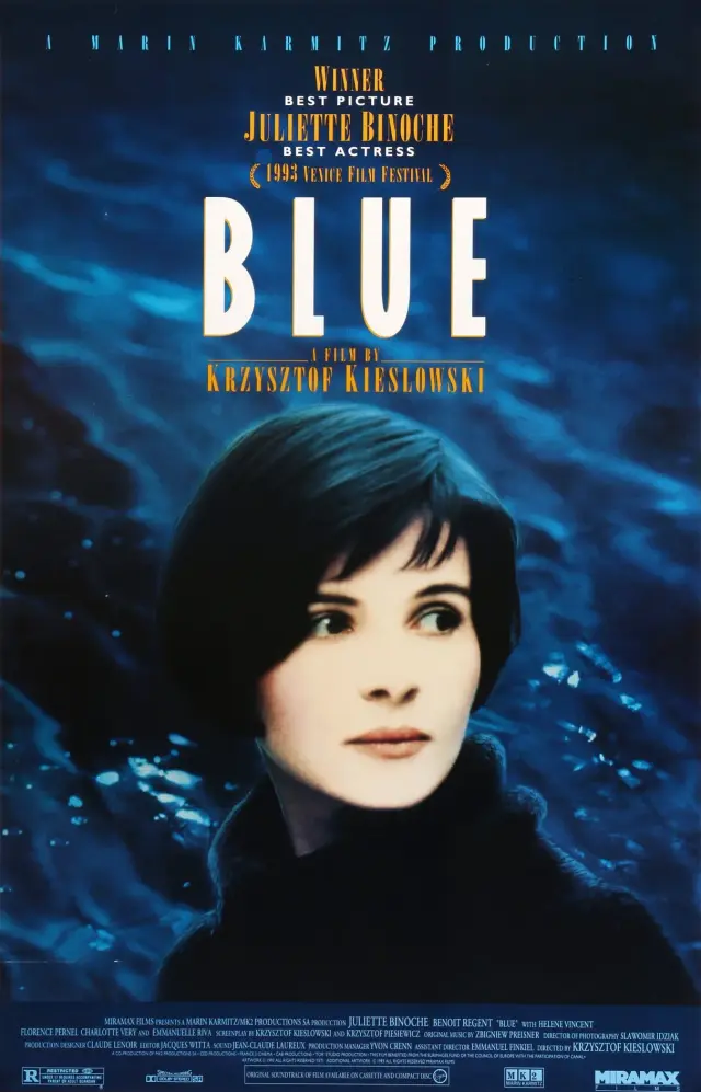 فیلم سه رنگ آبی (Three Colors: Blue) پوستر
