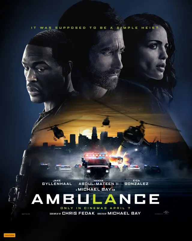 فیلم آمبولانس (Ambulance) پوستر