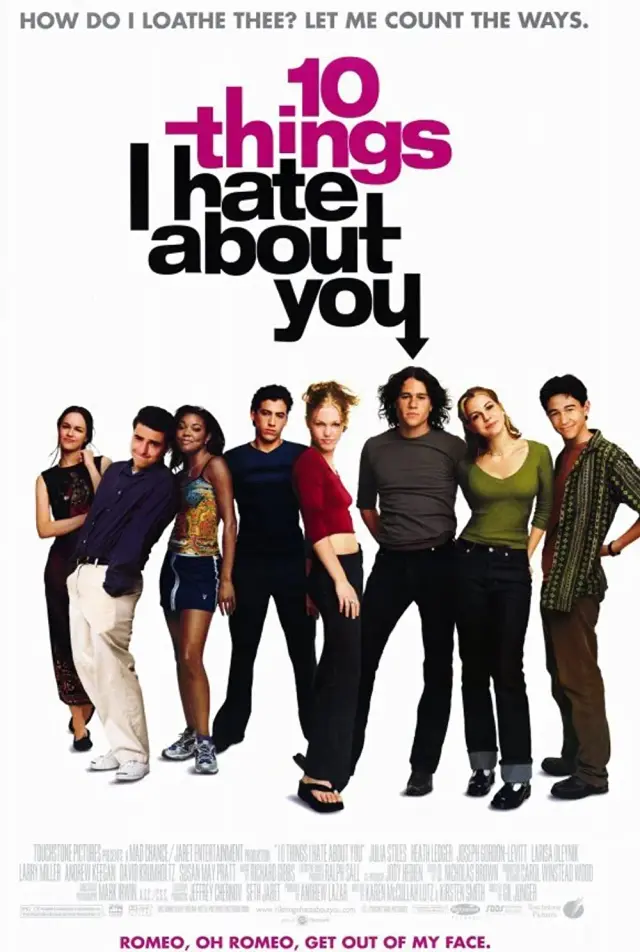 فیلم ده چیز درباره تو که ازشان متنفرم (10 Things I Hate About You) پوستر