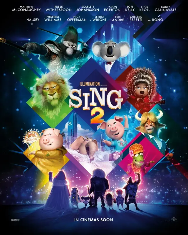 انیمیشن آواز 2 (Sing 2) پوستر