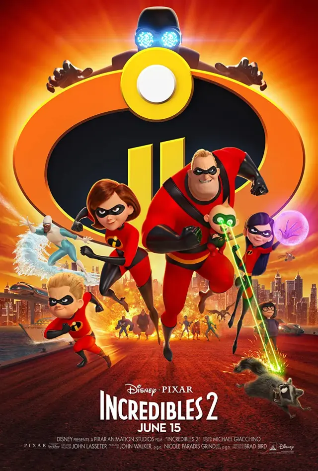 انیمیشن شگفت انگیزان 2 (Incredibles 2) پوستر