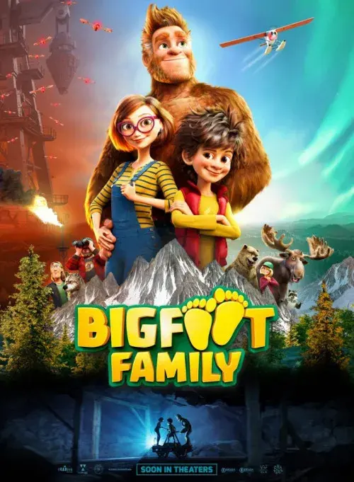 انیمیشن خانواده پاگنده (Bigfoot Family) پوستر