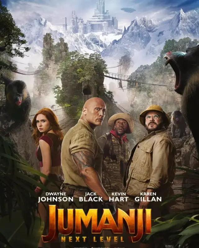 فیلم جومانجی مرحله بعدی (Jumanji: The Next Level) پوستر