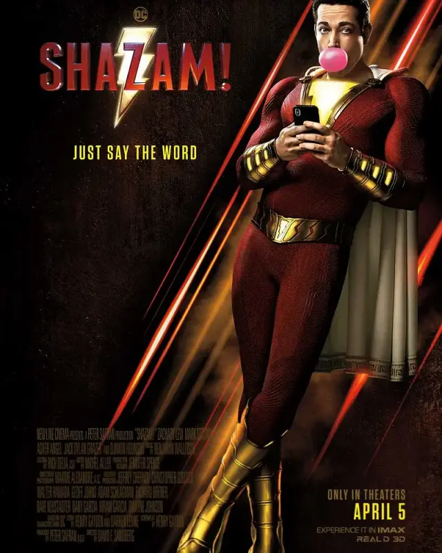 فیلم شزم! (Shazam!) پوستر