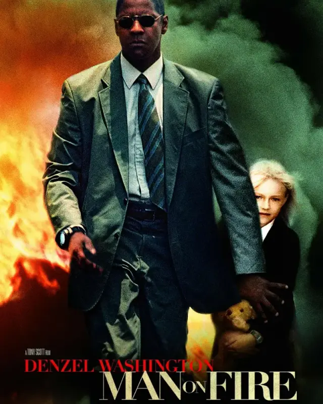 فیلم مردی در آتش (Man on Fire) پوستر