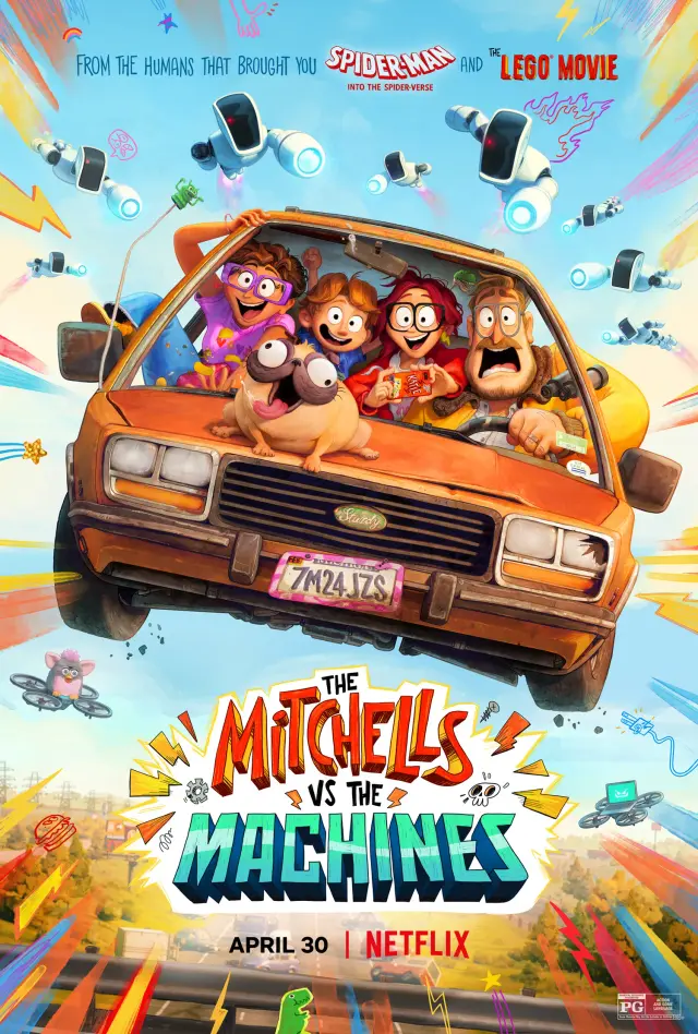 انیمیشن میچل ها در برابر ماشین ها (The Mitchells vs. the Machines) پوستر