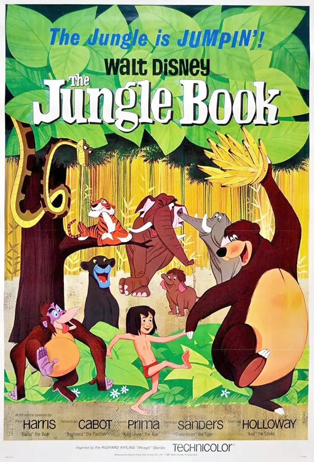 انیمیشن کتاب جنگل (The Jungle Book) پوستر