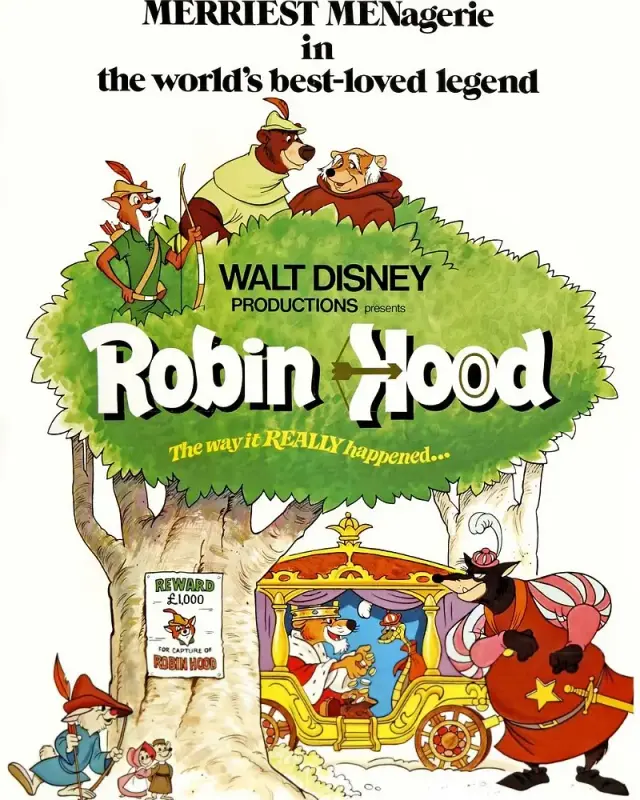 انیمیشن رابین هود 1973 (Robin Hood) پوستر